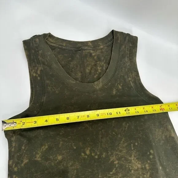 Lululemon All Yours Tank Maxi Dress *Wash Cloudy Wash Dark Olive - Picture 9 of 9